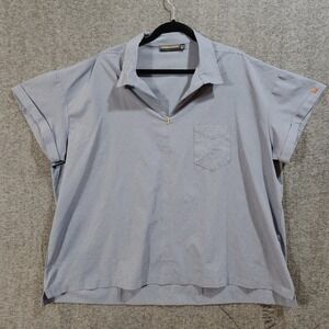 McDonald's Employee Shirt Womens 3XL-R Uniform 1/4‎ Zip Apparel Collection